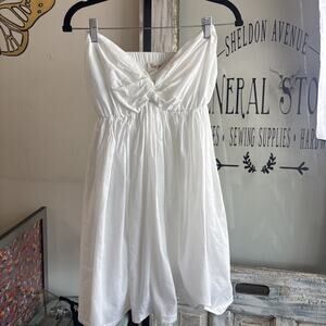 Gat Rimon White Strapless Dress Size Small